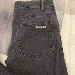 Boys Nike 6.0 size 16 light grey jeans